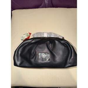 Badgley Mischka Crossbody Black with Black Chain Handle Clutch